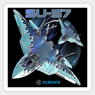 Sukhoi Su-57 Stealth Multirole Fighter Aircraft Sticker